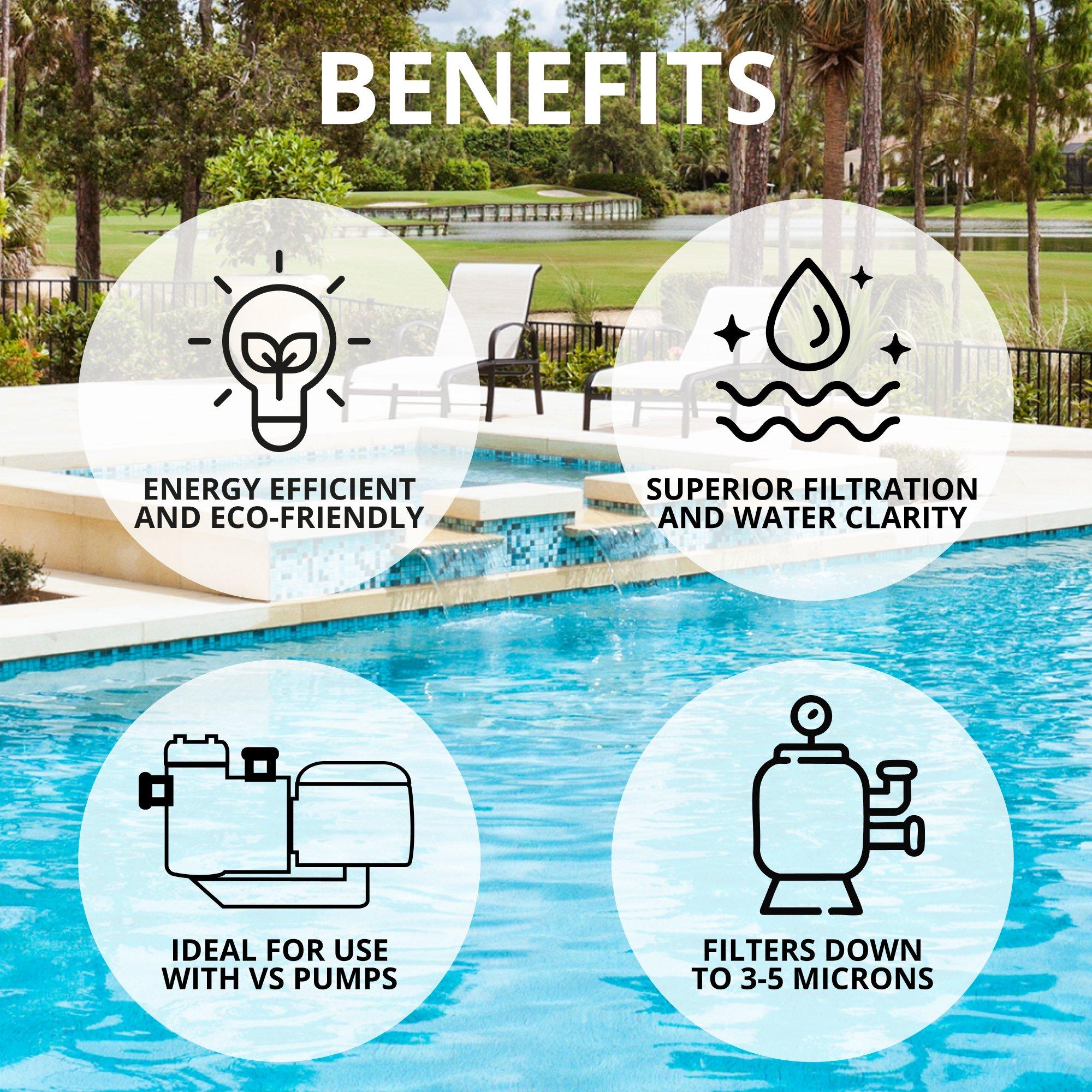 EC-180009 FNS Plus 60 sq. ft. DE Pool Filter - Limited Warranty