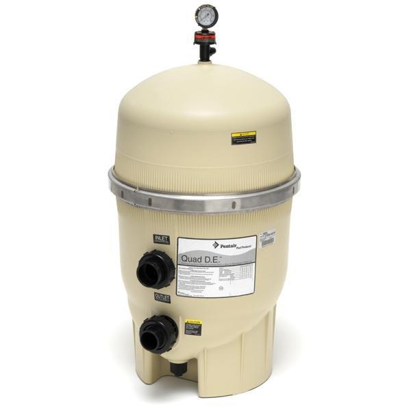 Pentair  EC-188592 Quad DE 60 sq ft Cartridge Style DE Pool Filter