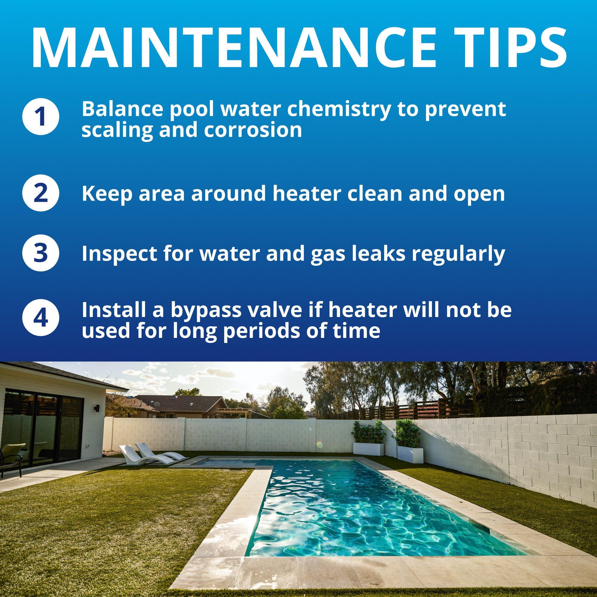 EC-462026 MasterTemp, Low NOx, 250K BTU, Natural Gas, Pool & Spa Heater - Limited Warranty