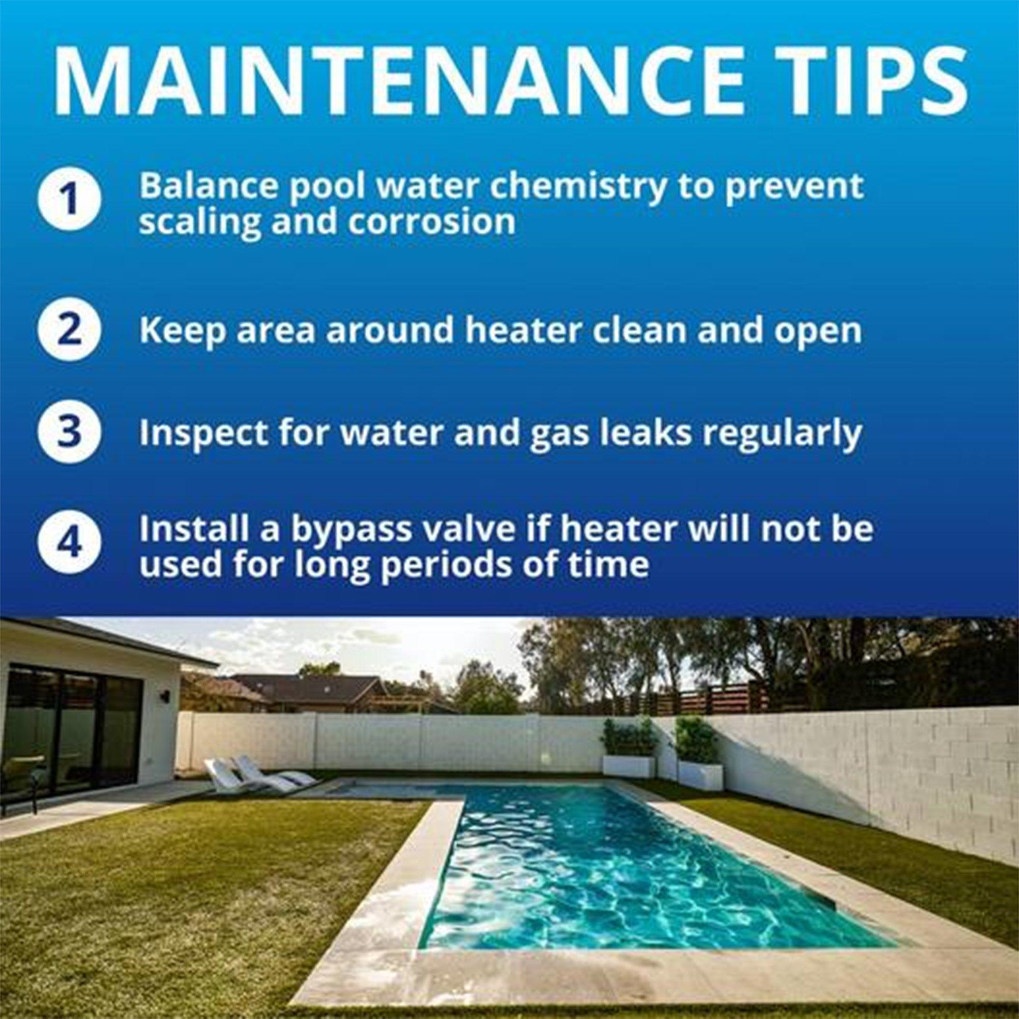 EC-462027 MasterTemp, Low NOx, 250K BTU, Propane Gas, Pool & Spa Heater