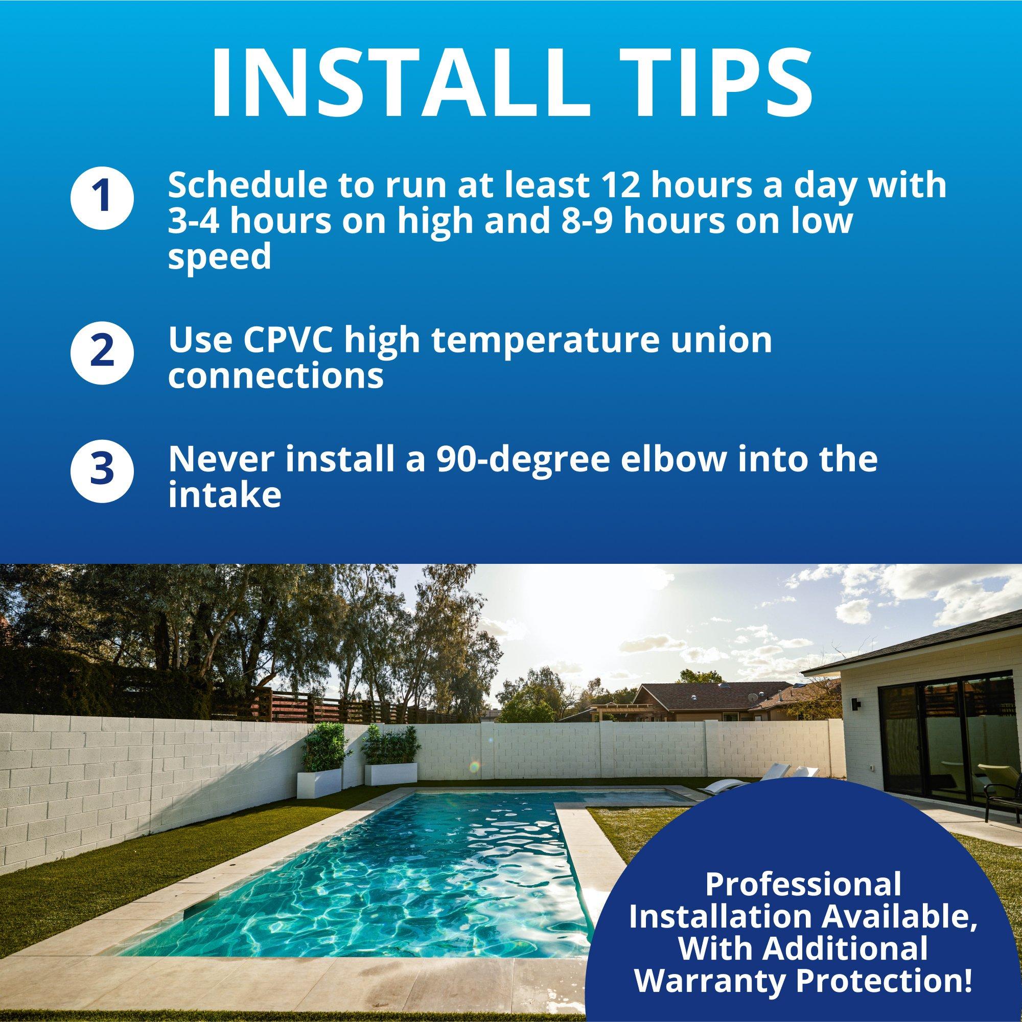 EC-011057 - IntelliFlo VS+SVRS Variable Speed Pool Pump 3HP