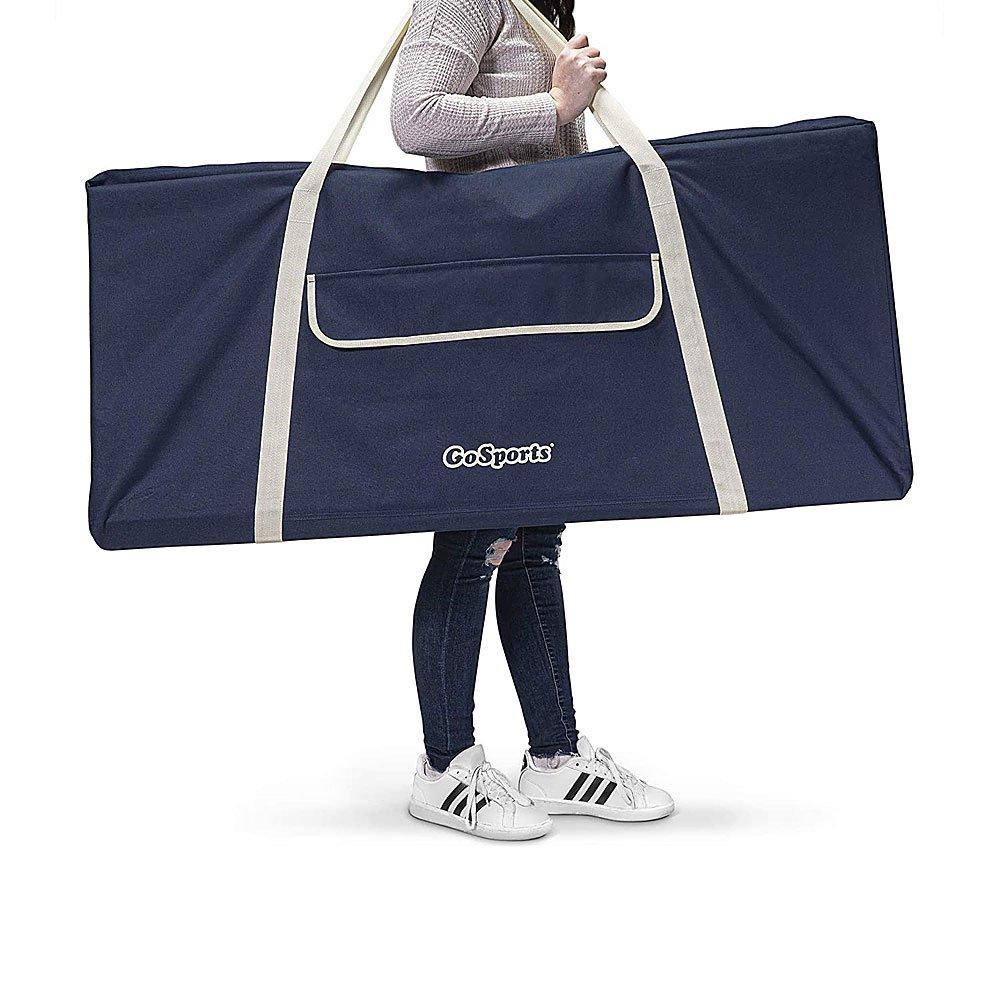 GoSports  Giant Portable 4 in a Row Game Dark Wood Stain  4 Foot