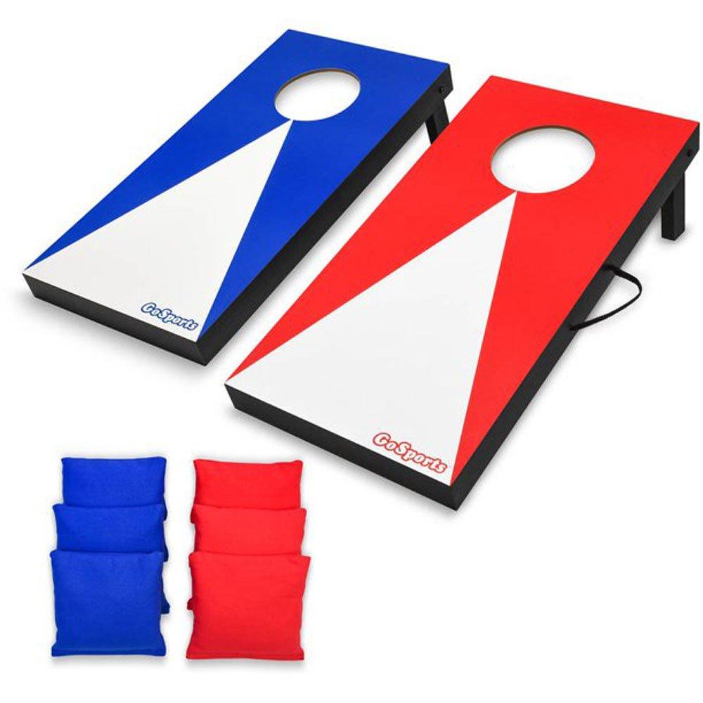 GoSports  Portable Junior Size Cornhole Game Set w 6 Bean Bags