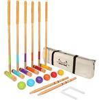GoSports  Deluxe Croquet Set  Full Size for Adults  Kids