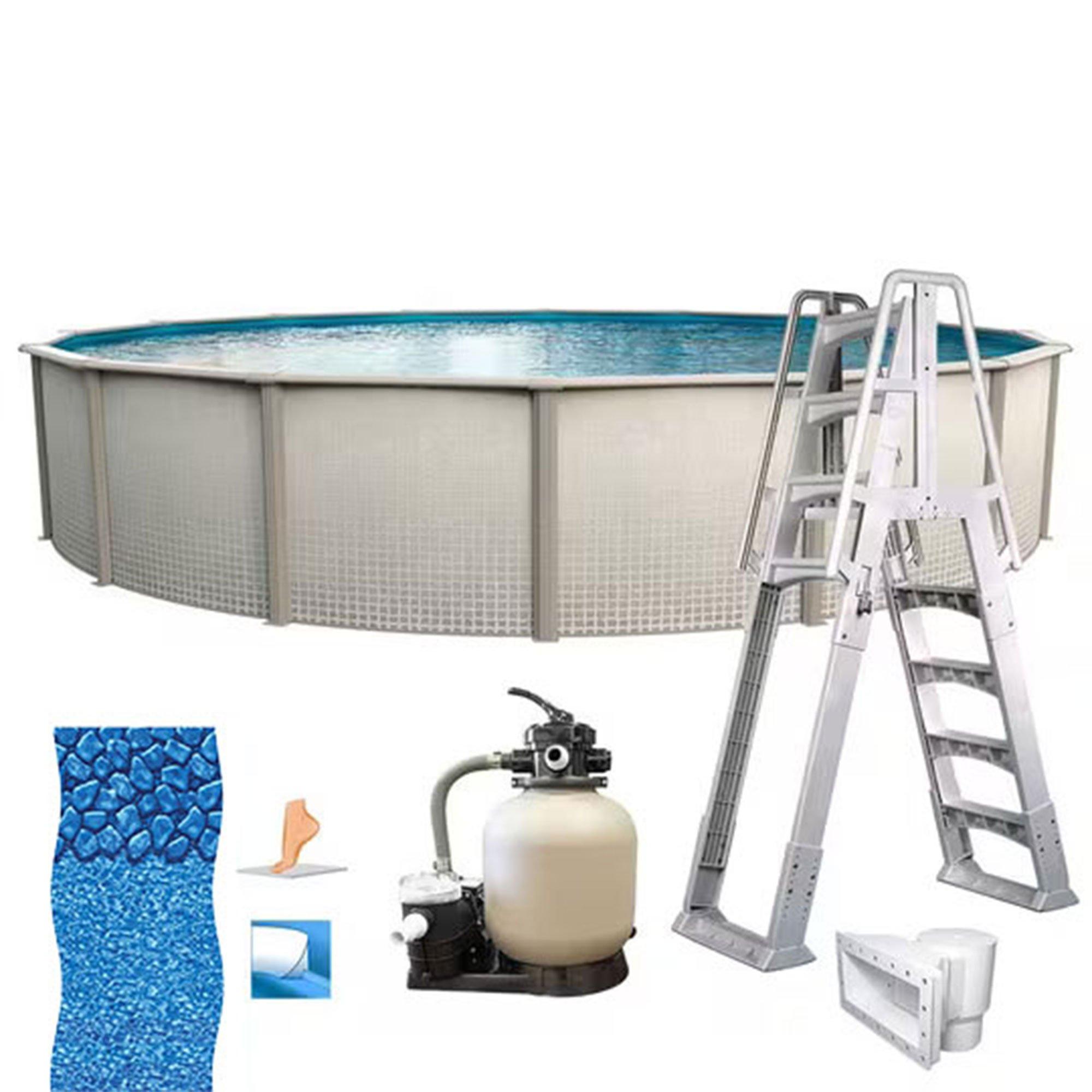 Freestyle 12 x 52 Round Above Ground Pool Package