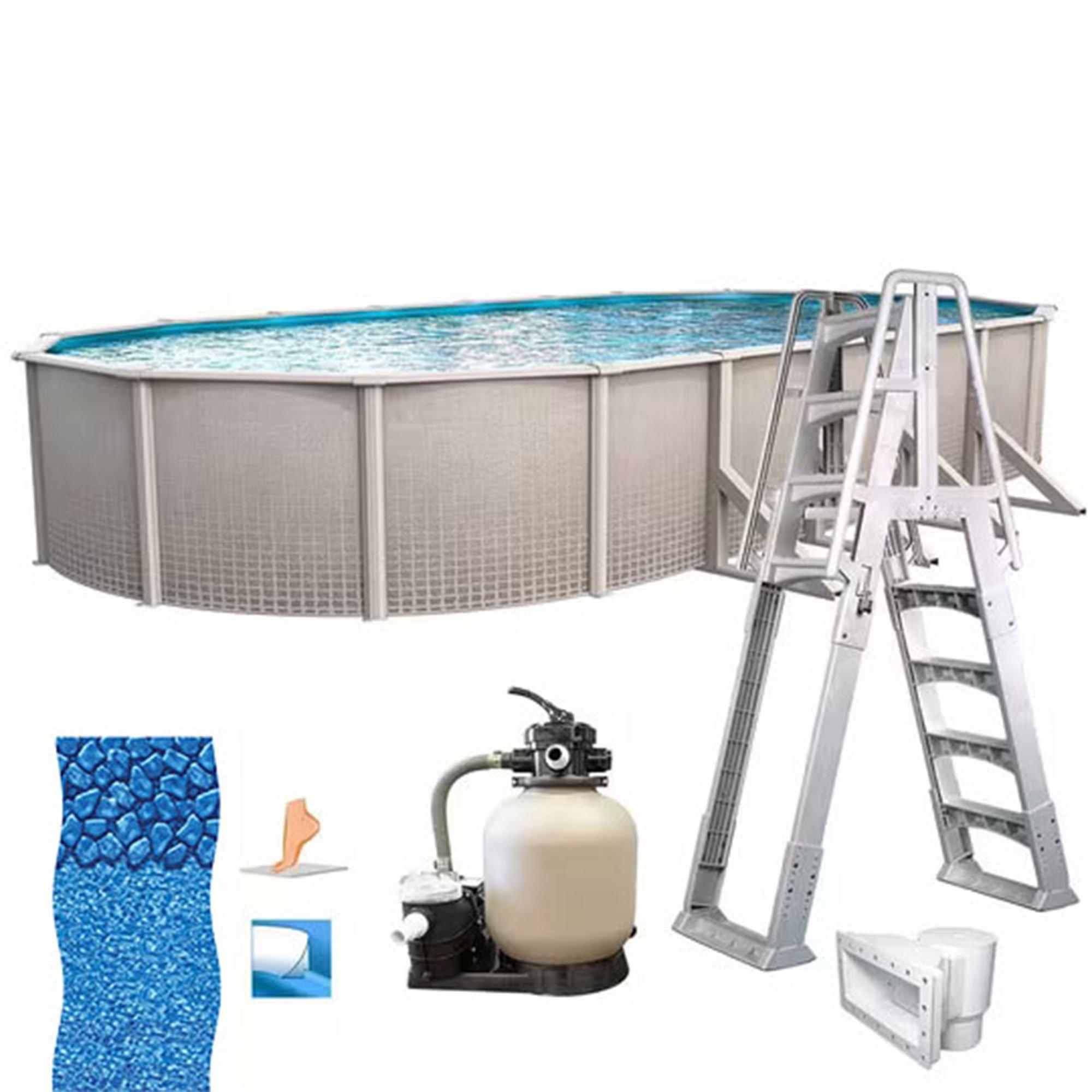 Freestyle 12'x24 x 52 Oval Complete Above Ground Pool Package