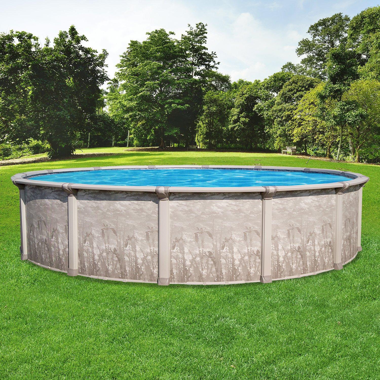 Marina 24 x 52 Round Complete Above Ground Pool Package