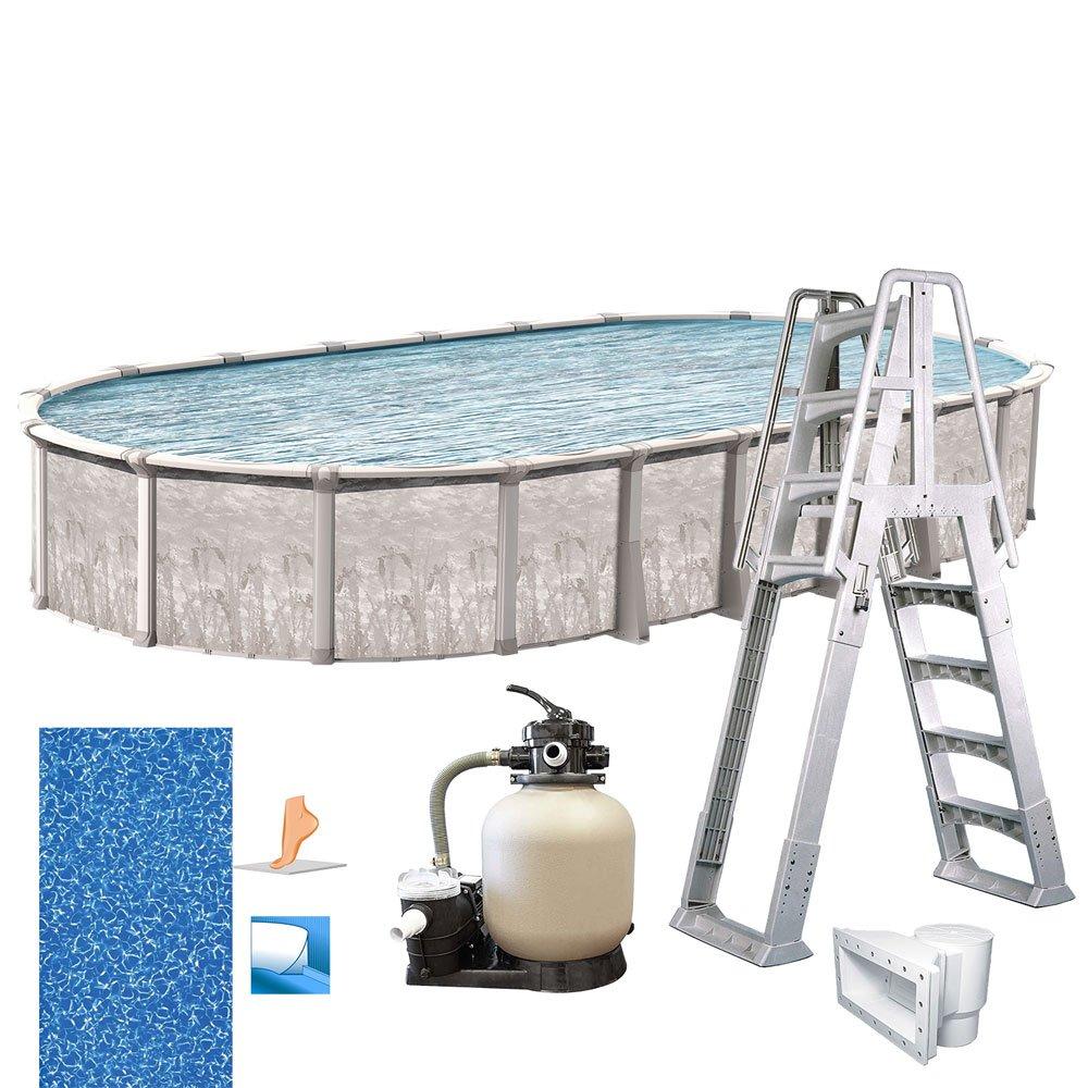 Marina 15'x26 x 52 Oval Complete Above Ground Pool Package