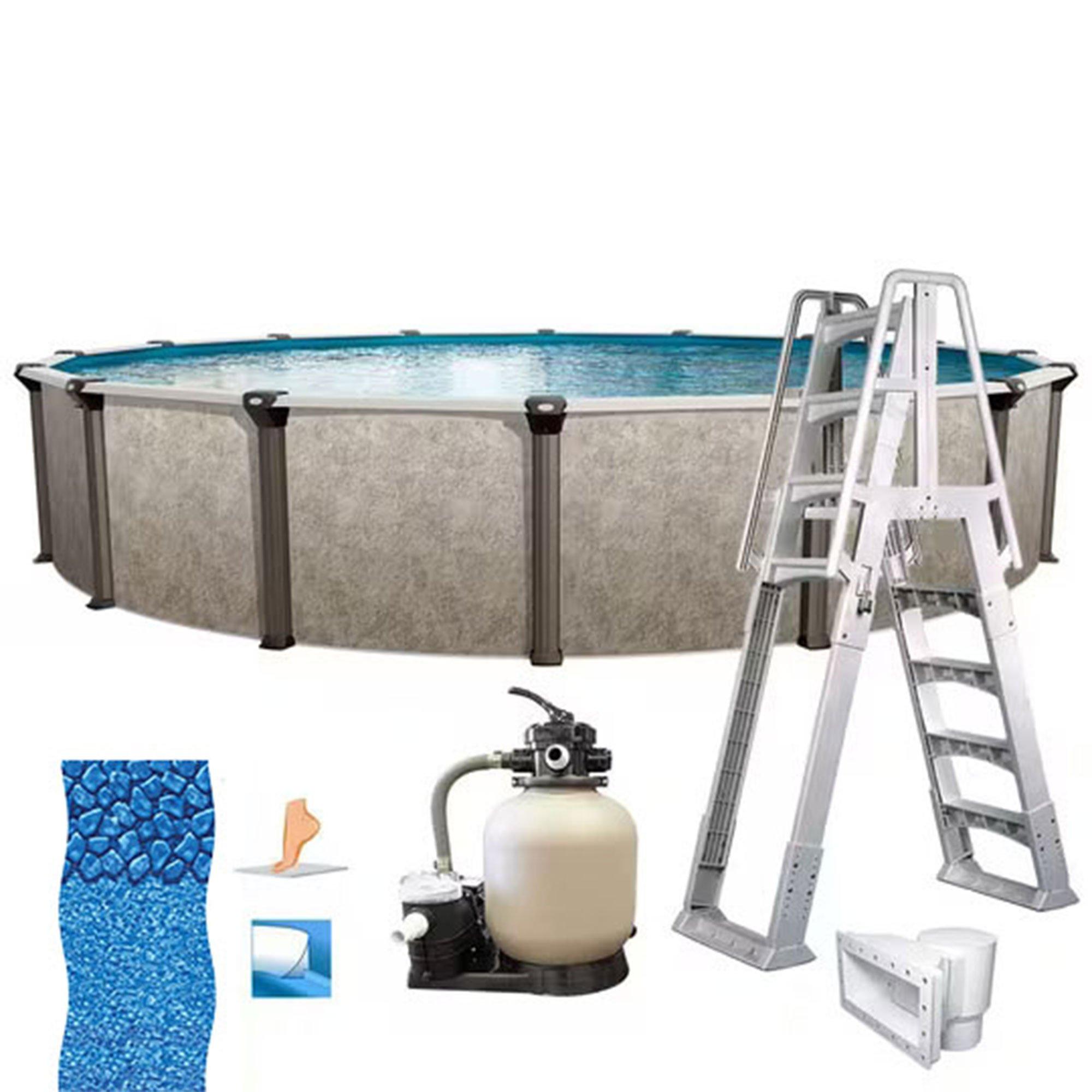 Epic 24 x 52 Round Complete Above Ground Pool Package