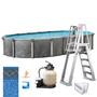 Emotion 12'x23' x 52" Oval Above Ground Pool Package