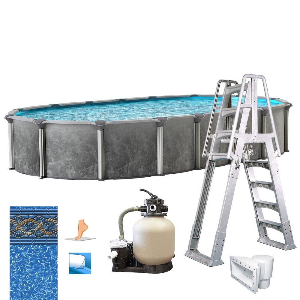 PEM Lightweight Pool Deck Matting - 6 x 15 Foot Roll