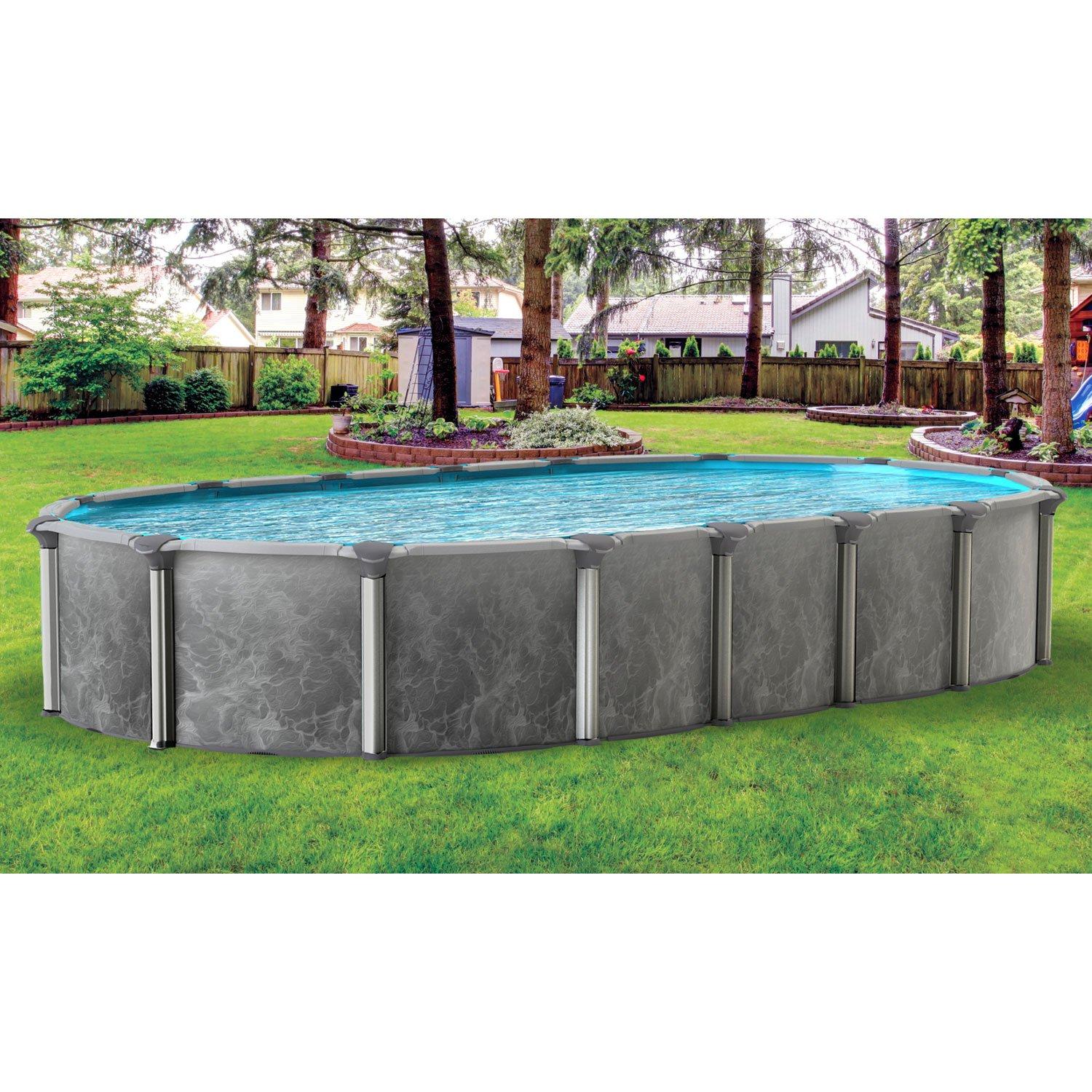 Marina 15' x 52 Round Above Ground Pool Package