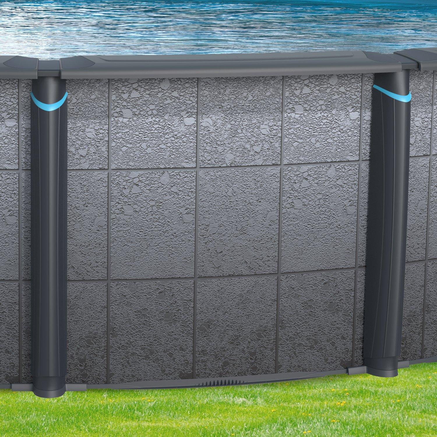 Edge 18 x 52 Complete Round Above Ground Pool Package