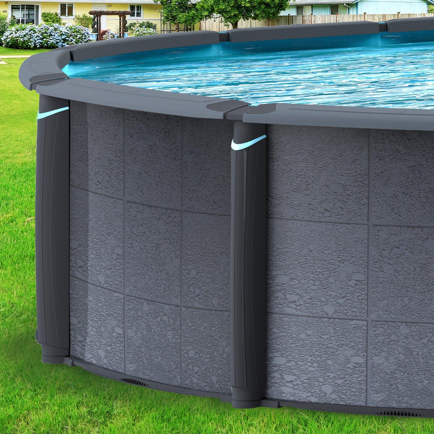 Edge 18'x33 x 52 Oval Above Ground Pool Package