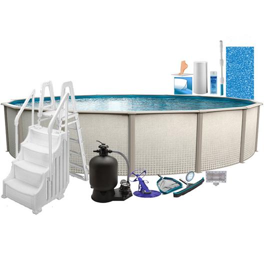 Freestyle Premium 12 x 52 Round Above Ground Pool Package