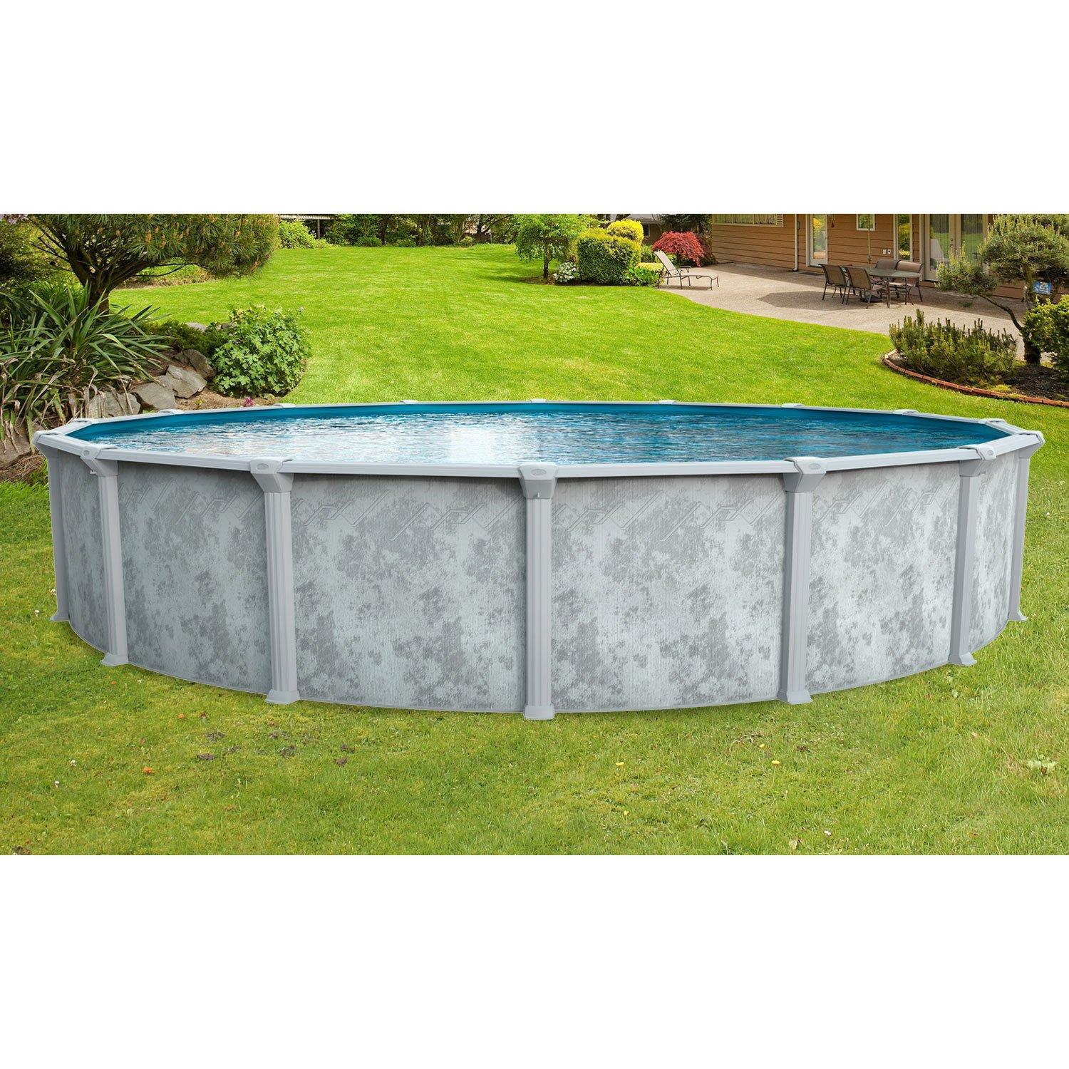 Ambassador Platinum 27 x 52 Round Above Ground Pool Package