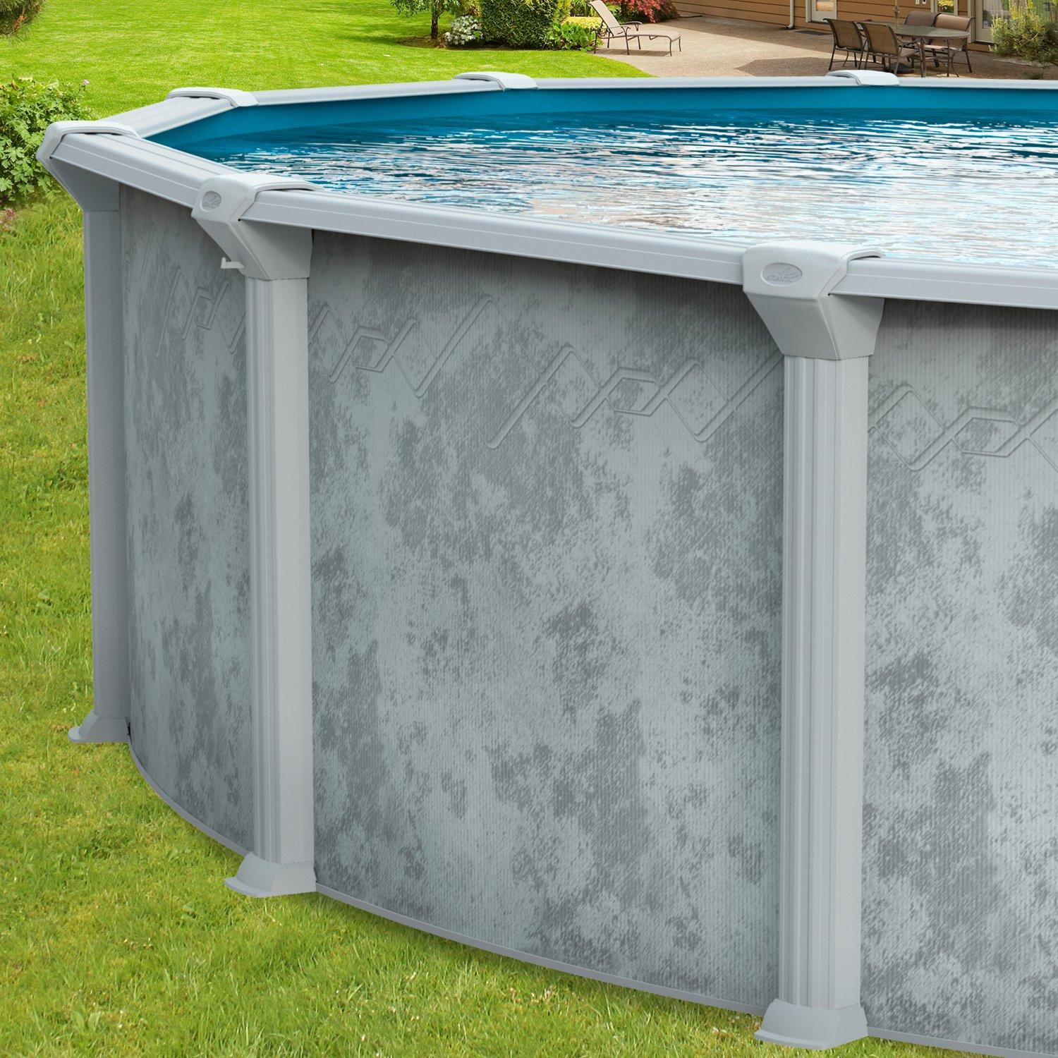 Ambassador Platinum 27' x 52" Round Above Ground Pool Package