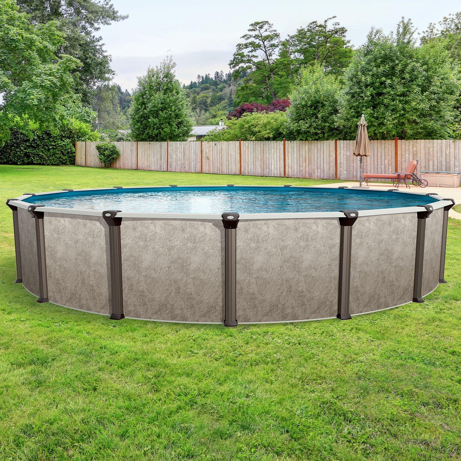 Epic Platinum 30 x 52 Round Above Ground Pool Package