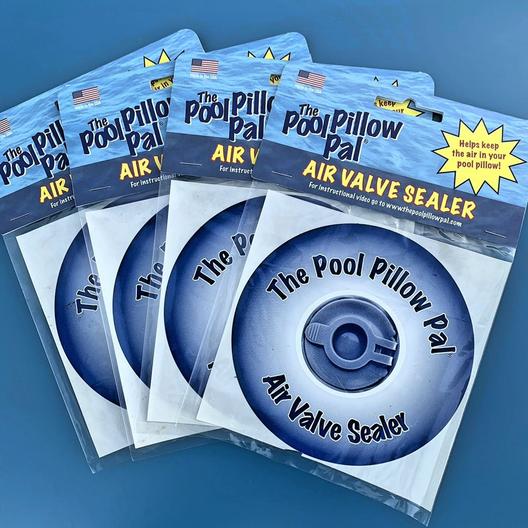 The Pool Pillow Pal  Air Valve Sealer