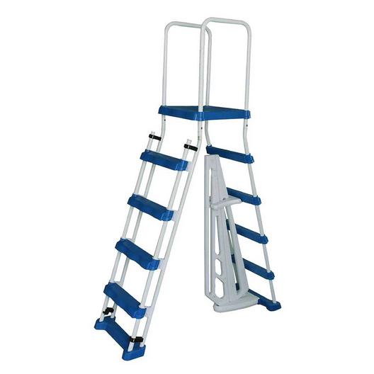 Splash  52 A-Frame Above Ground Pool Ladder with Safety Barrier