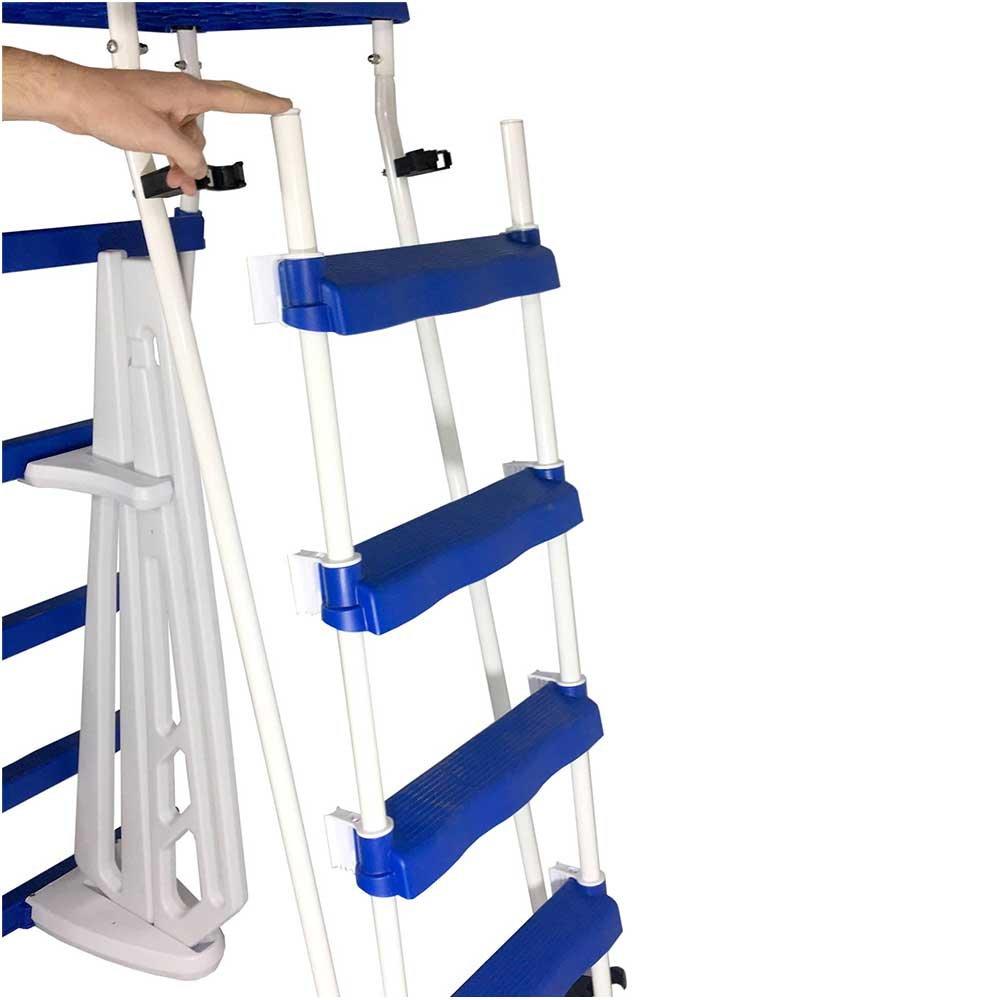 Splash  52 A-Frame Above Ground Pool Ladder with Safety Barrier