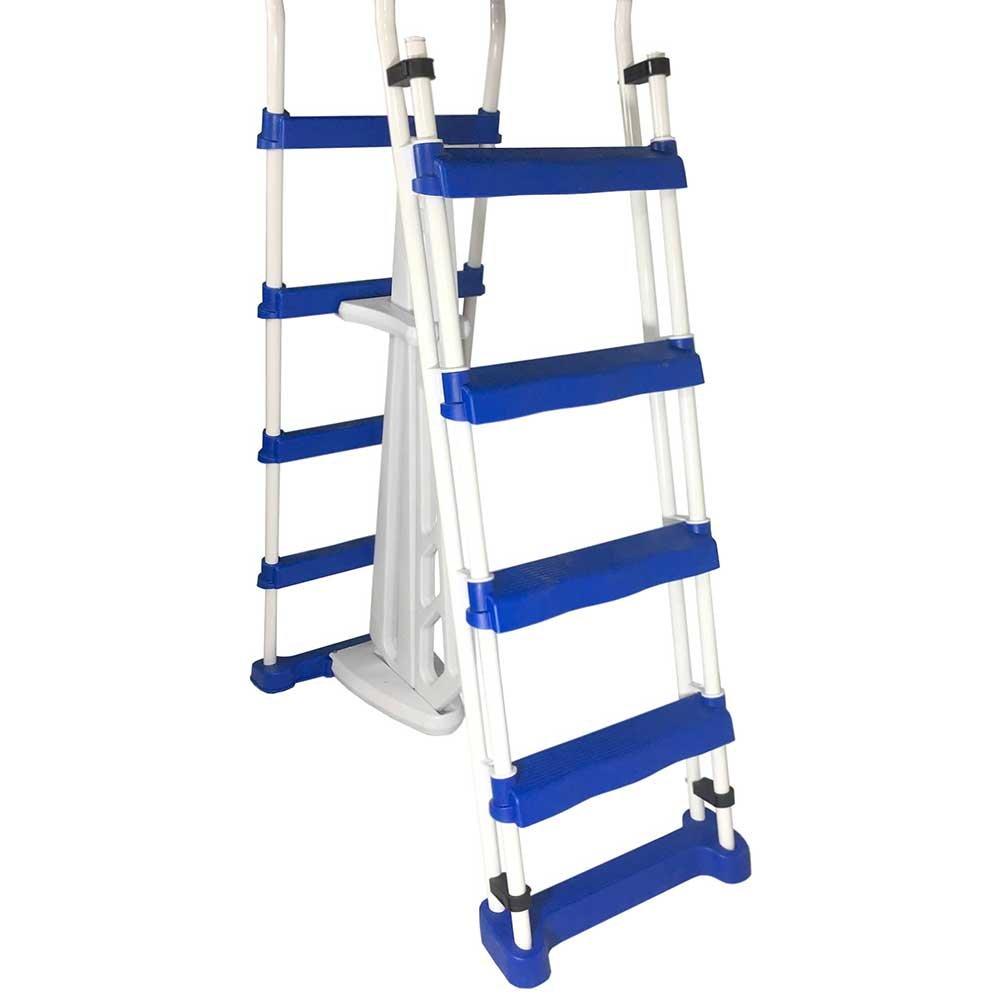 Splash 52" AFrame Above Ground Pool Ladder with Safety Barrier