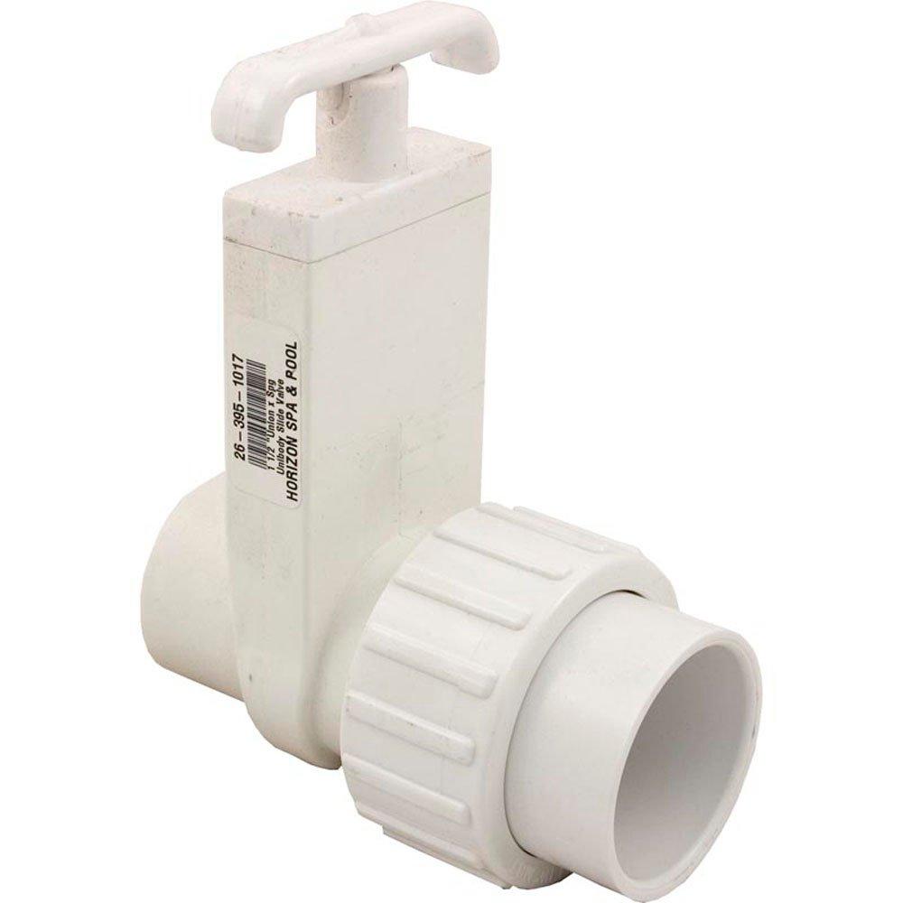 Magic Plastics Gate Valve UniBody Magic 1-1/2"Union x 1-1/2"spg 100psi