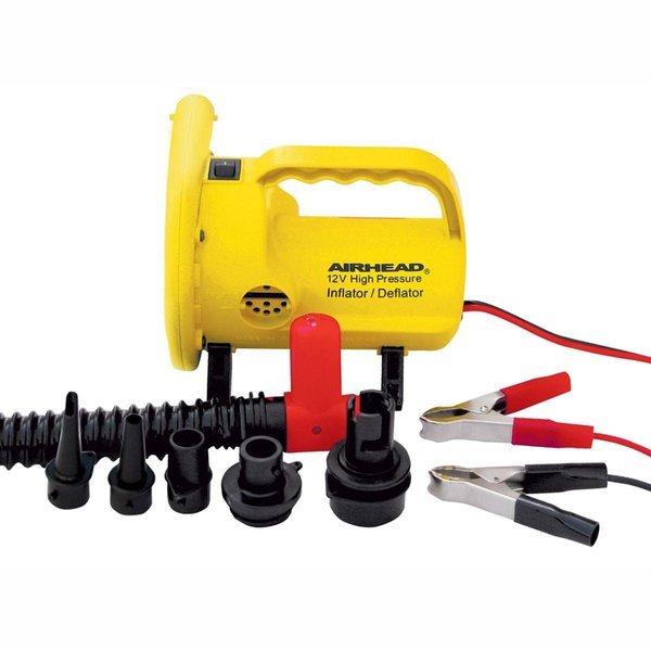 Airhead  12V High Pressure Air Pump with Alligator Clips