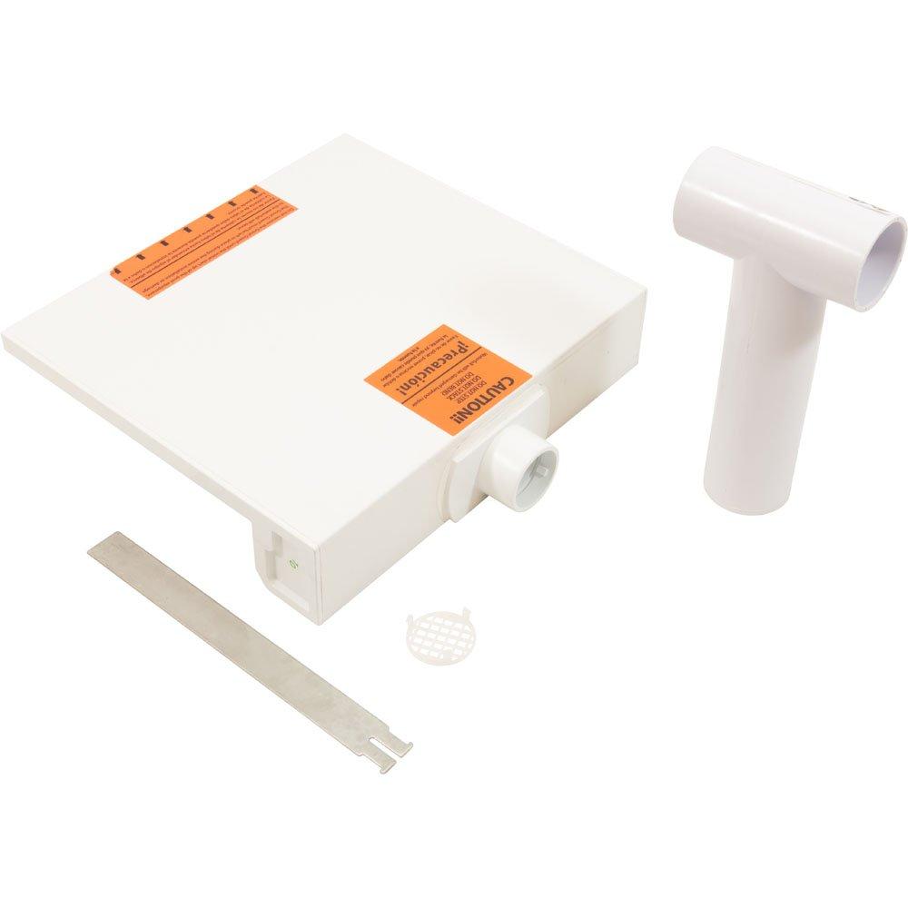 12In Pool Waterfall, 9In Lip, White
