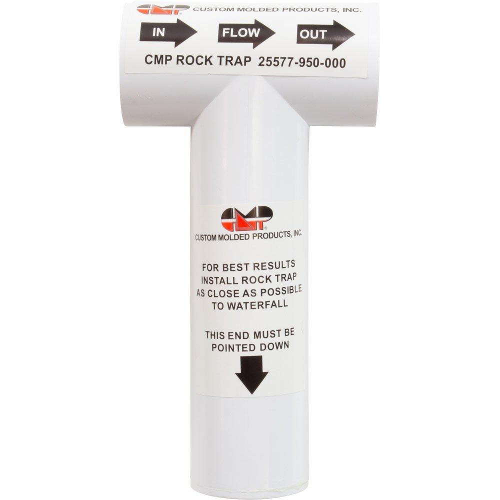 CMP  12In Pool Waterfall 9In Lip White