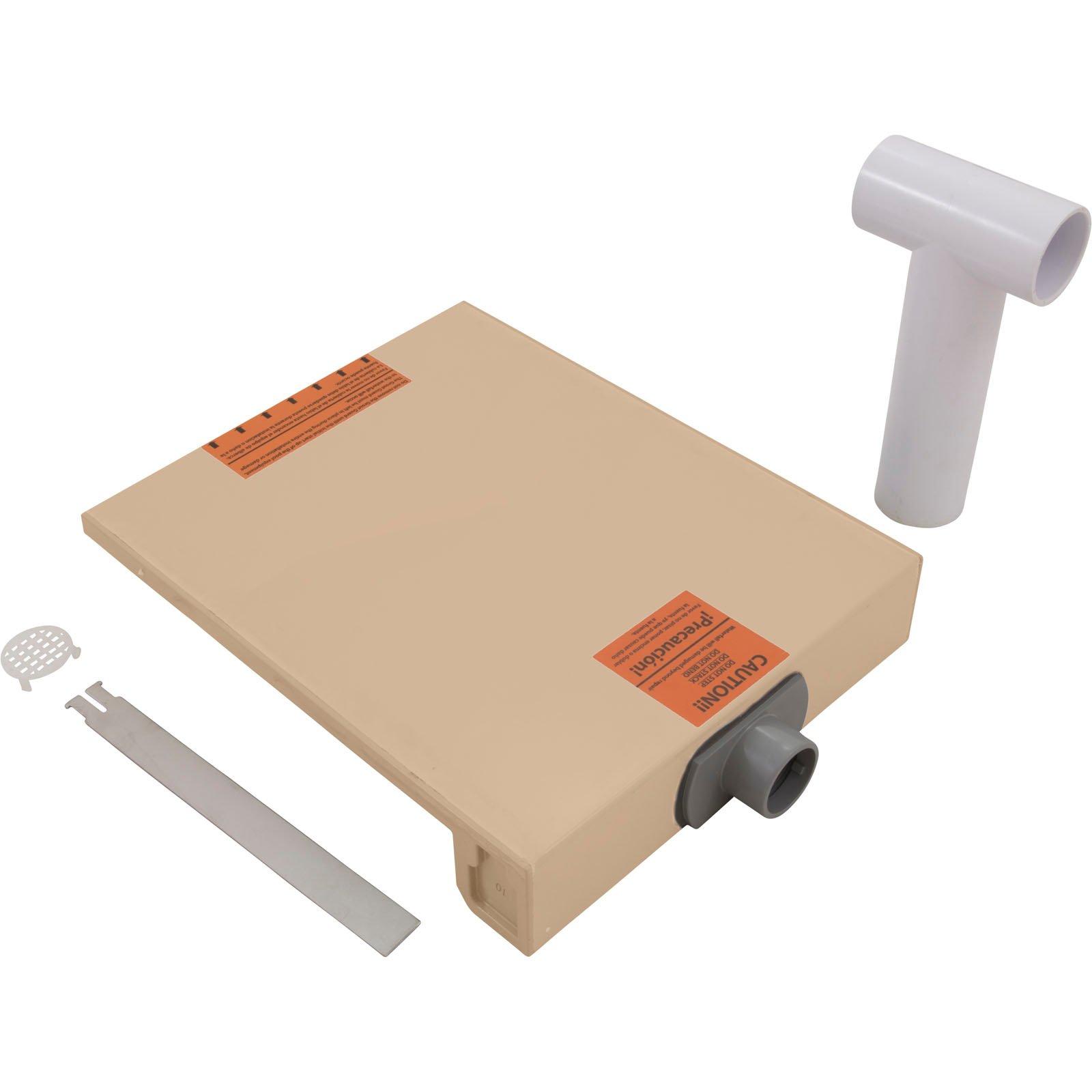 12In Pool Waterfall (9In Lip) Tan