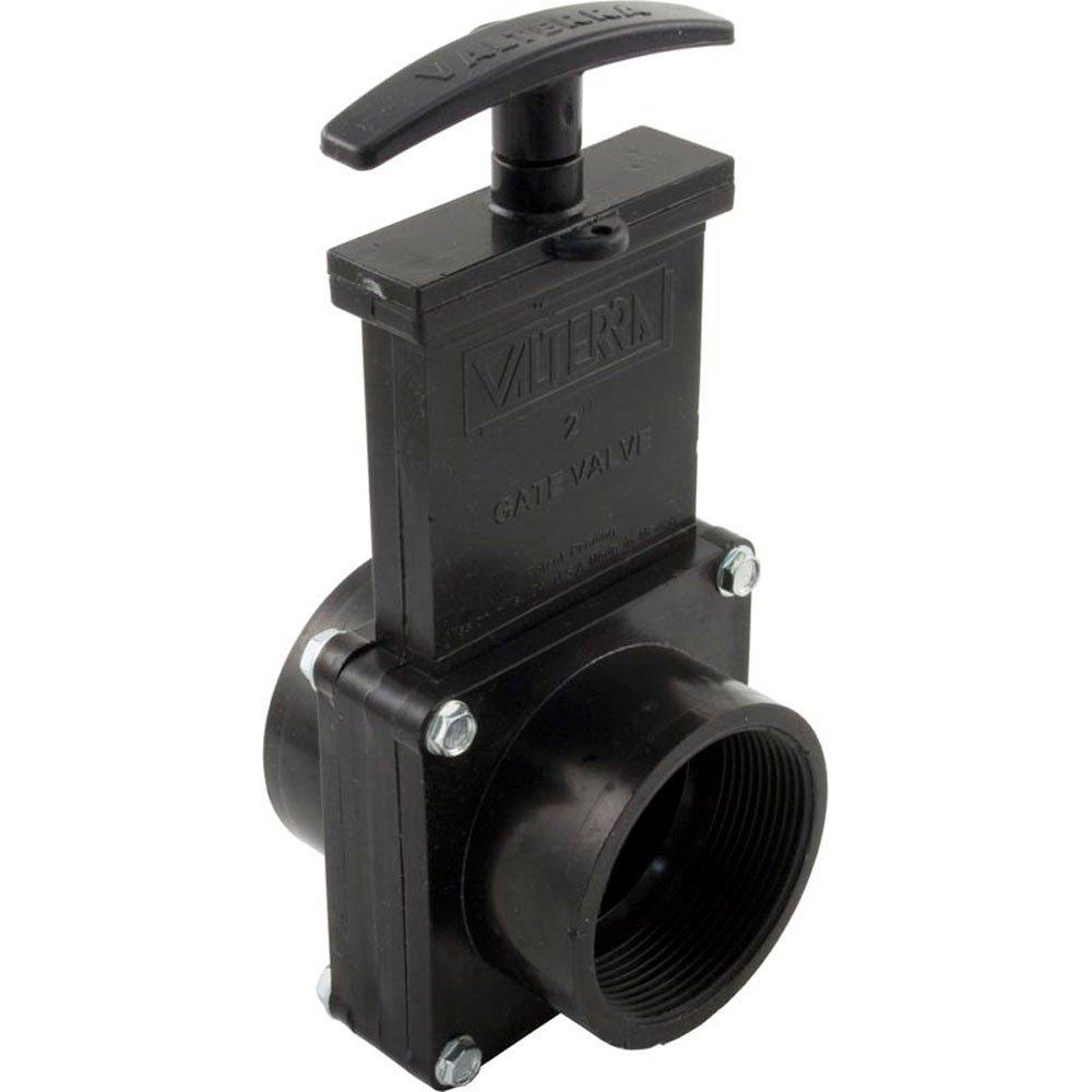 Valterra  Valterra Gate Valve 3 pc Valterra 2"fpt x 2"fpt 40psi Black