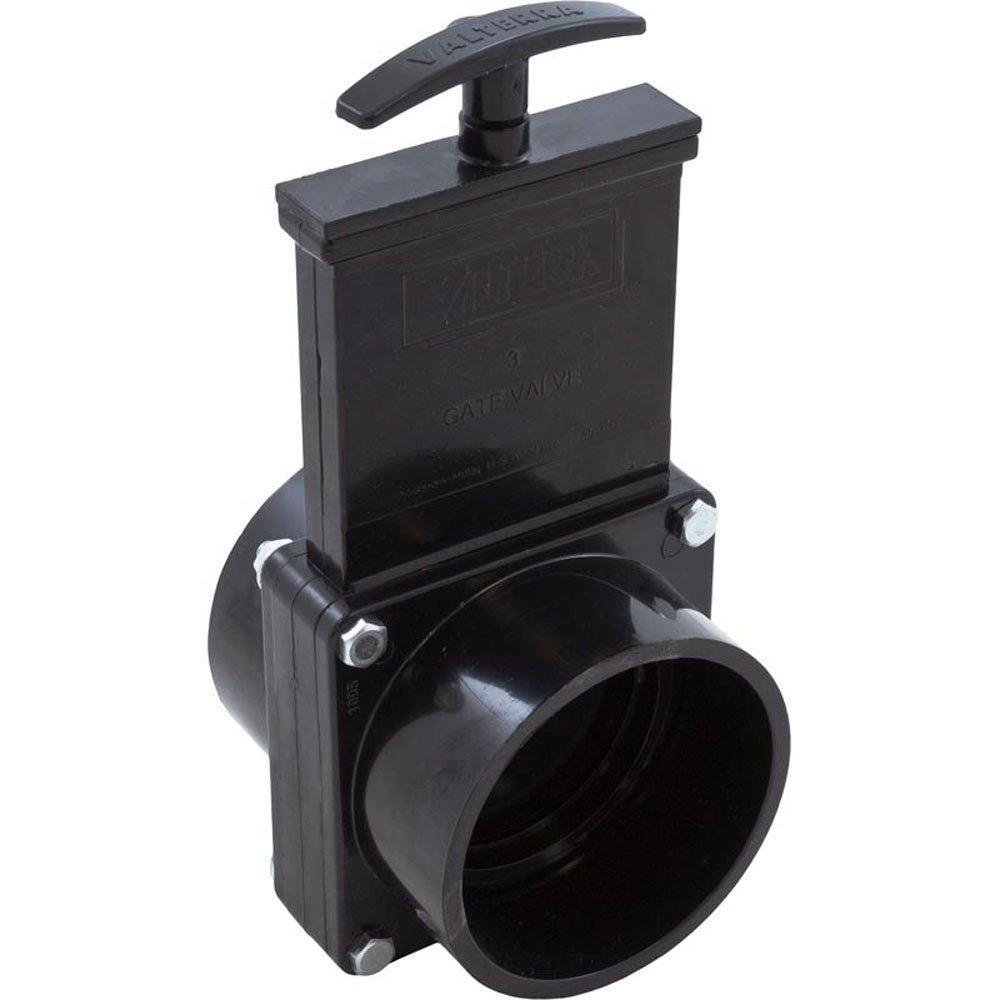 Valterra Gate Valve 3 pc Valterra 3 Slip x 3 Slip 30psi Black