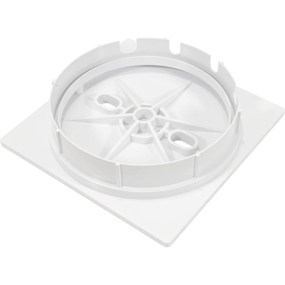 CMP Square Lid And Collar Assembly White