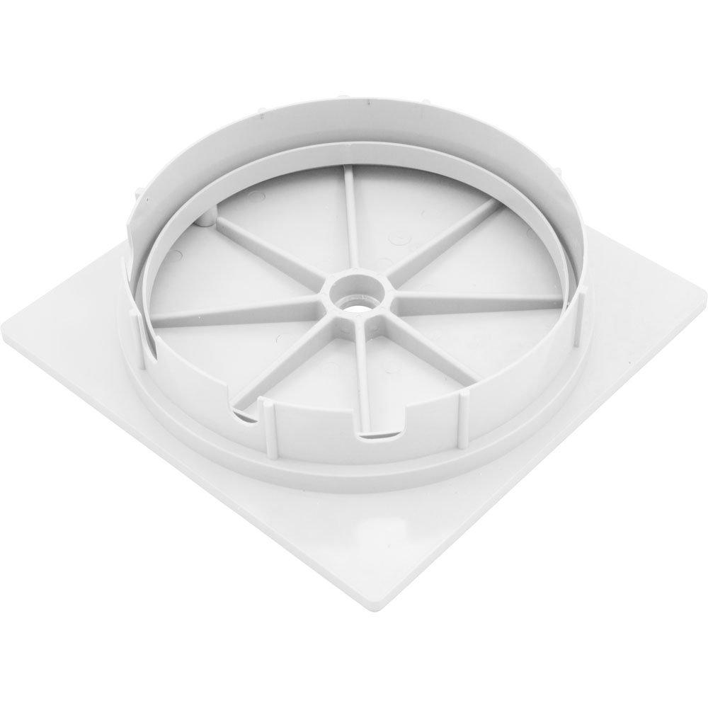 CMP Square Lid And Collar Assembly White