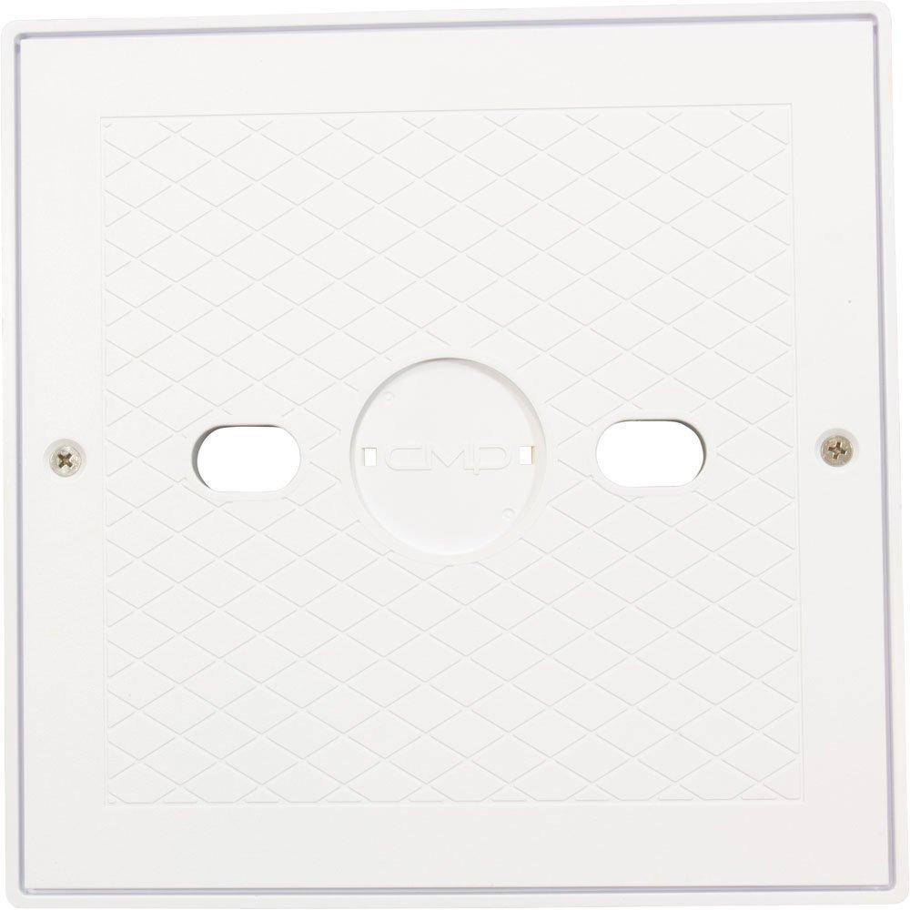 CMP Square Lid And Collar Assembly White