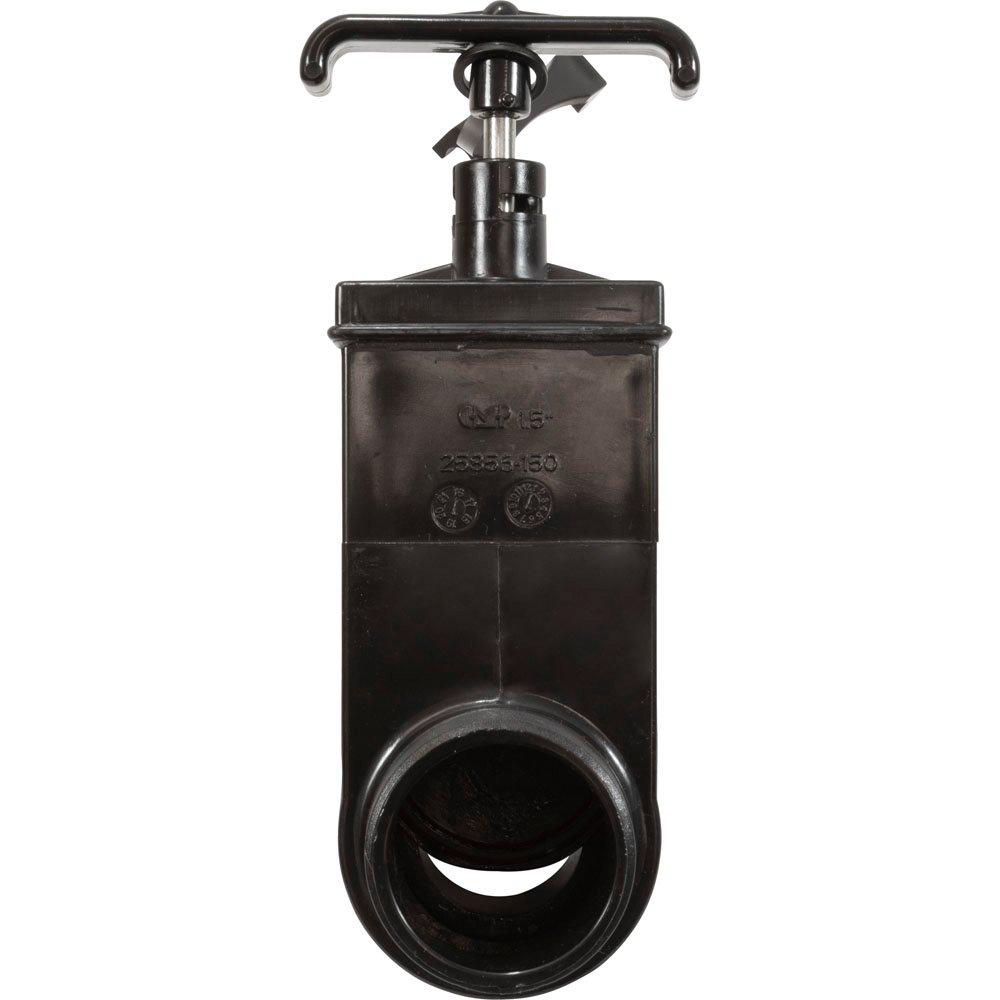 CMP Slice Valve, 1.5In Mip X 1.5In Hose Adapter, Black