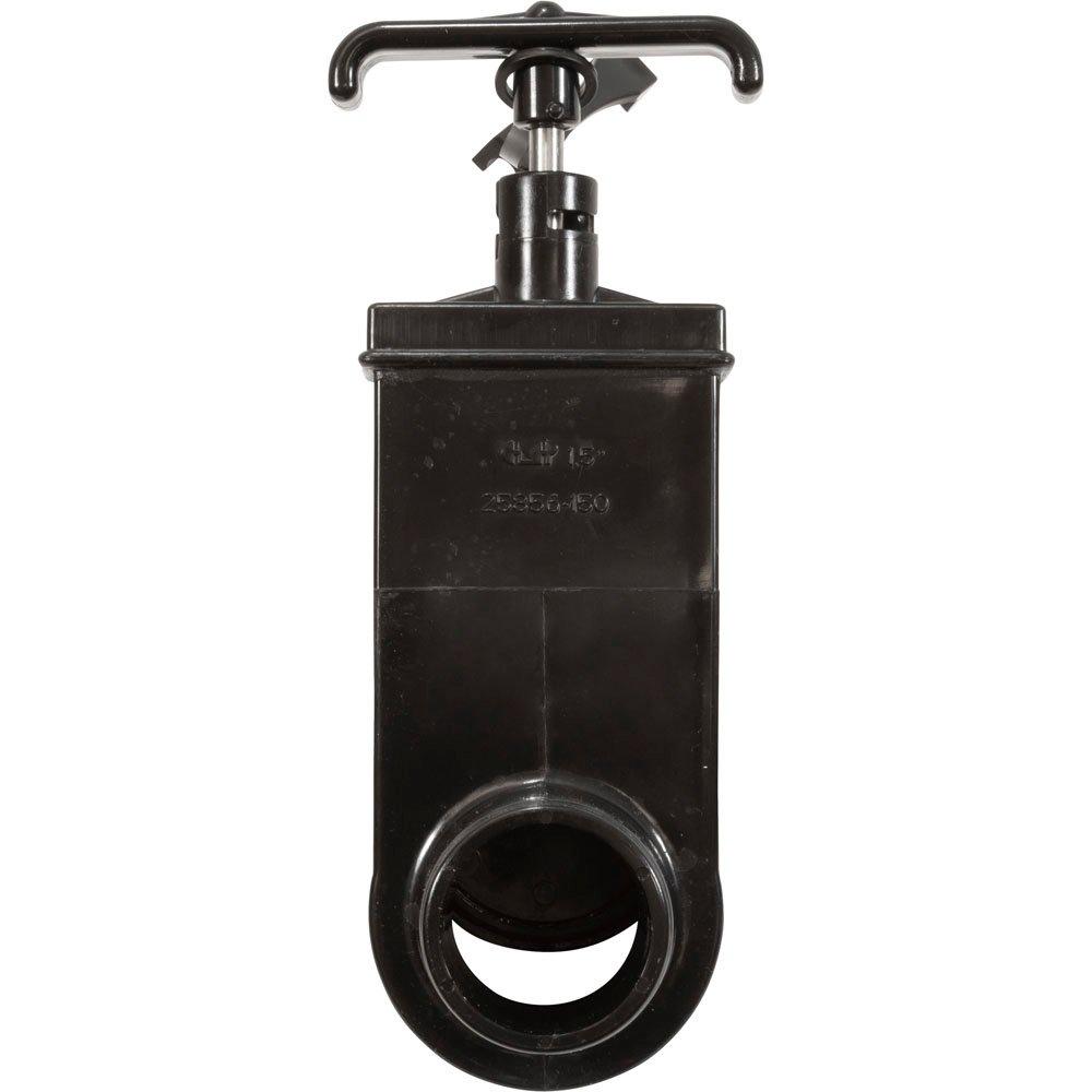 CMP Slice Valve, 1.5In Mip X 1.5In Hose Adapter, Black