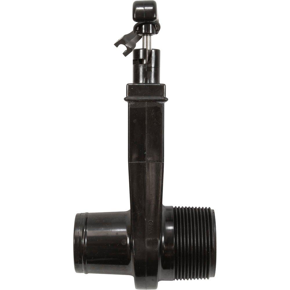 CMP Slice Valve, 1.5In Mip X 1.5In Hose Adapter, Black