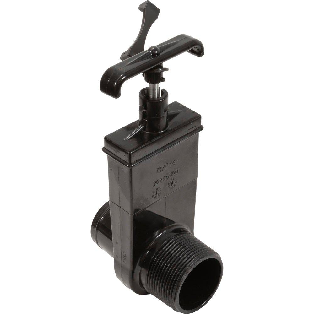 CMP Slice Valve 1.5In Mip X 1.5In Hose Adapter Black