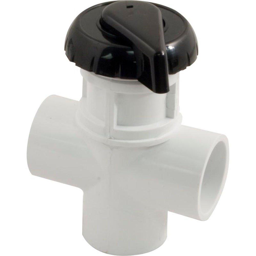 Balboa Diverter Valve Hydro-Air/BWG Hydroflow 1"s 2 Port Black