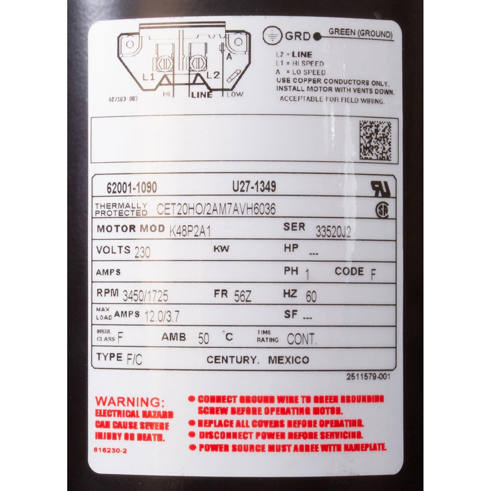 Balboa  Balboa Pump,BWG Sta-Rite Dura-Jet,3.0hp,230v,2-Spd,2",OEM