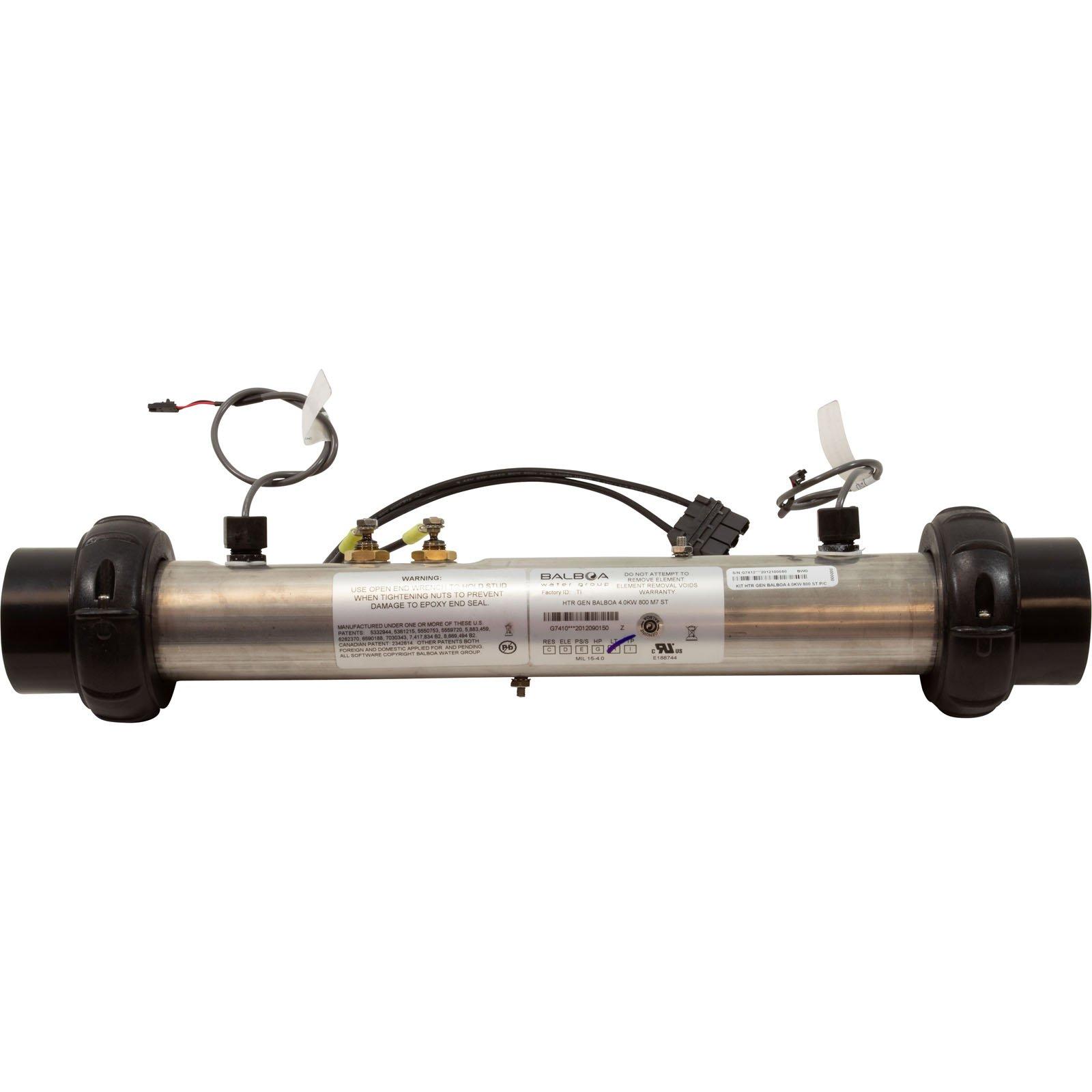 Heater, FloThru, BWG BP, 4.0kW, 230v, w/ Plug-n-Click