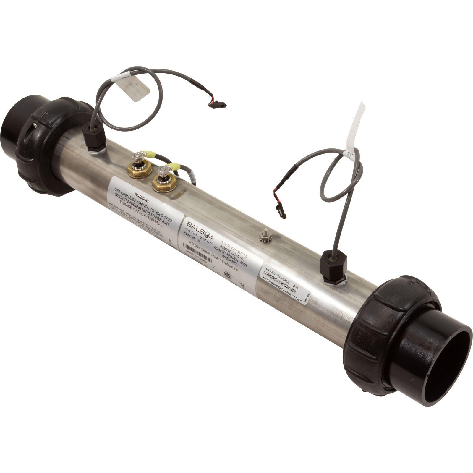 Balboa Heater FloThru BWG BP 4.0kW 230v w/PnC Titanium