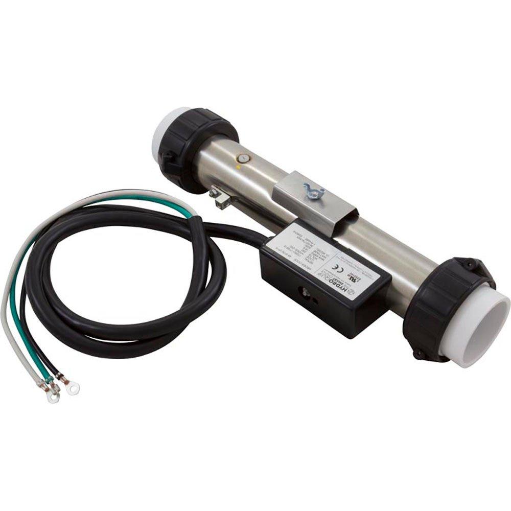 HYDRO-QUIP Heater, FloThru,Artic Spas Repl,12"x2",4.0kW,230v,w/Cord,Gen