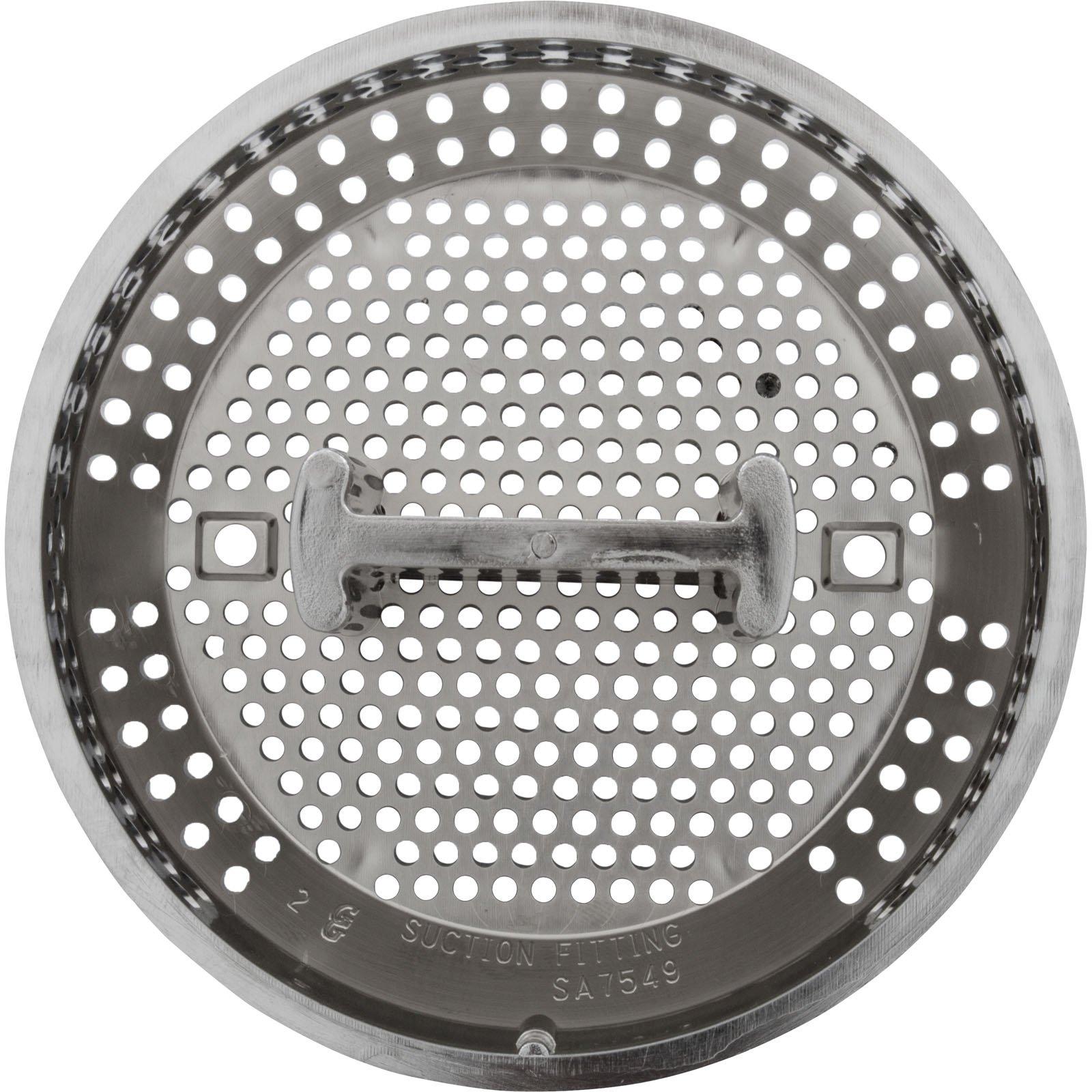 Balboa Suction Cover BWG 3-3/4 100gpm,Polished Chrome Bath Only