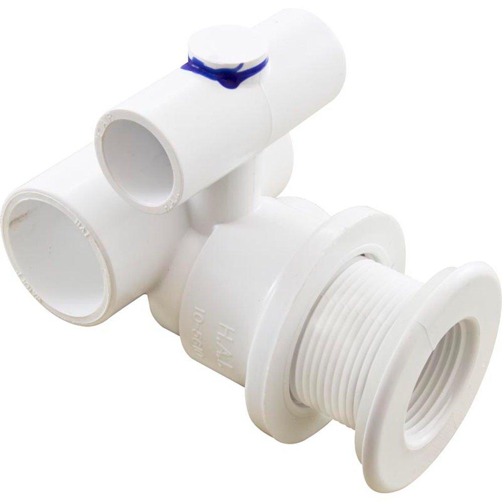 Balboa Jet Body BWG/HAI Slimline w/Extended Wall Fitting White