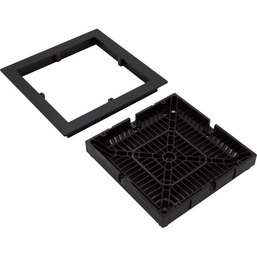CMP Main Drain Frame CMP 9 x 9" Black w Gate