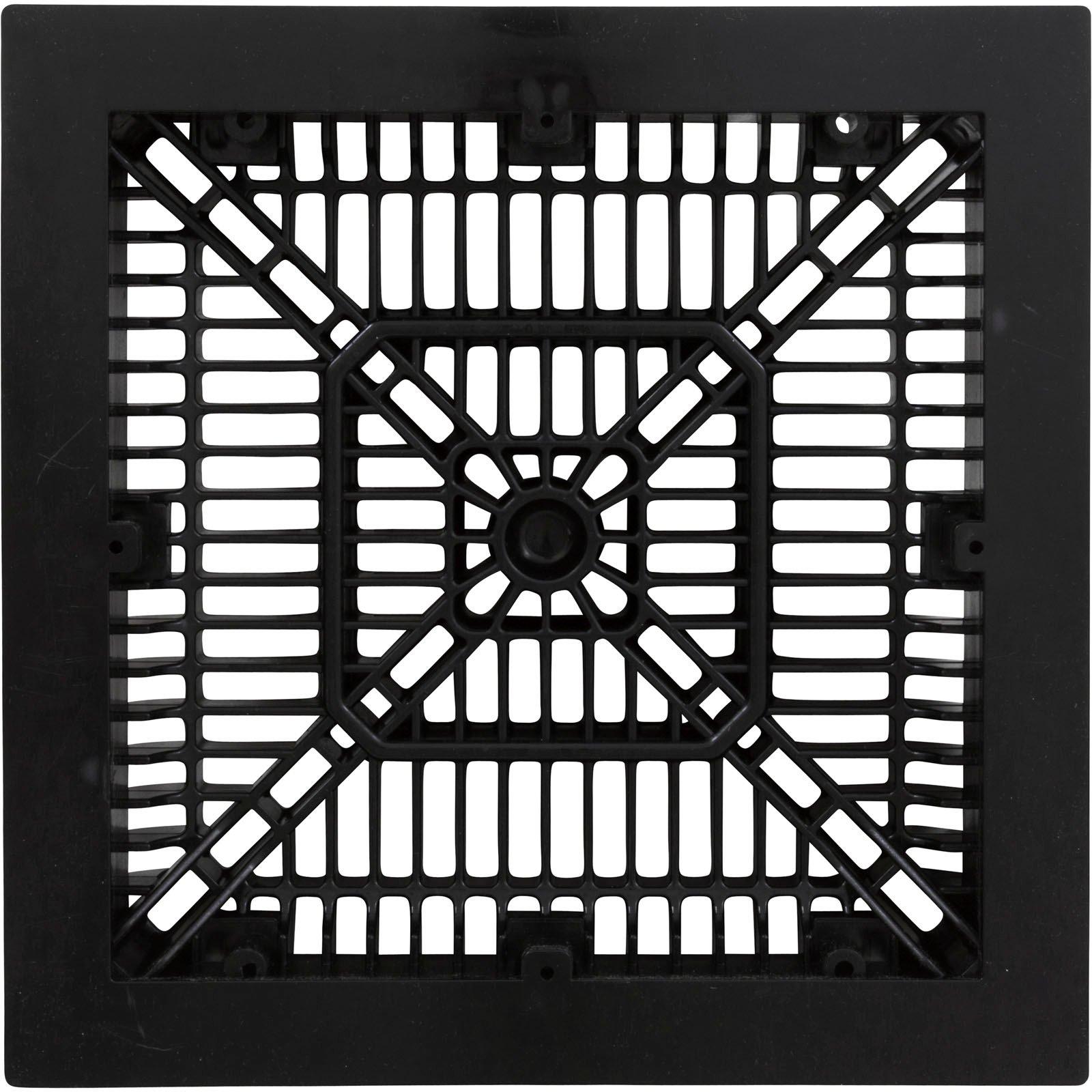 CMP Main Drain Frame CMP 9 x 9" Black w Gate