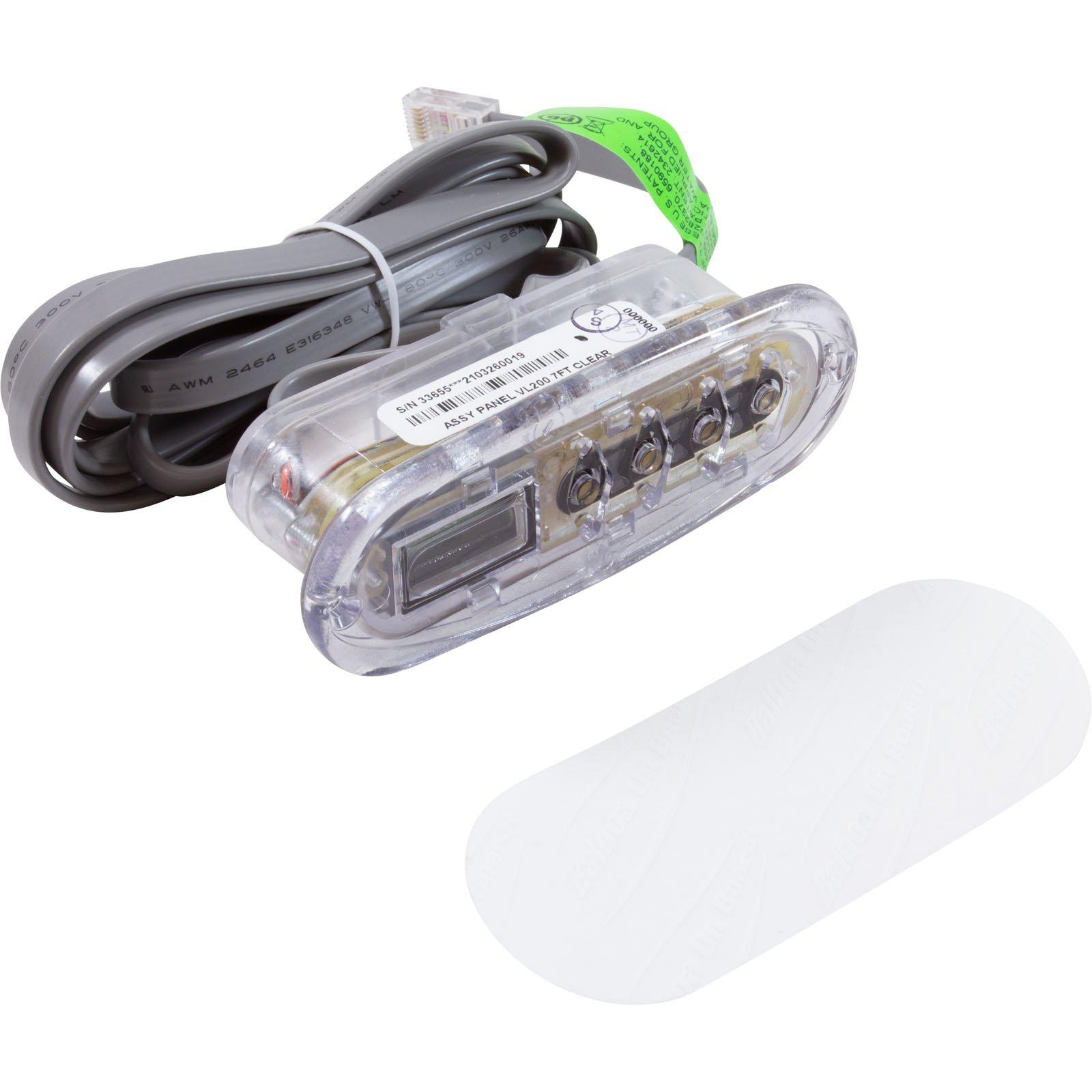 Balboa Topside Balboa Water Group VL200 4 Button,w/o Overlay,Clr